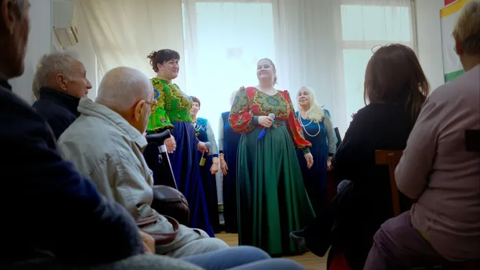 «Искусство жить на ощупь» концертная программа в Обществе слепых