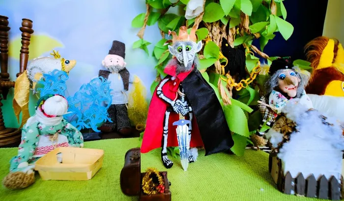 Открылась выставка, посвящённая великому сказочнику Пушкину А.С.