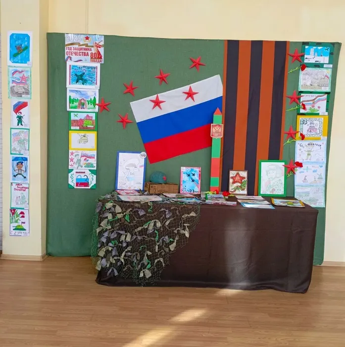 Выставка детских рисунков «Смелым и отважным посвящается»