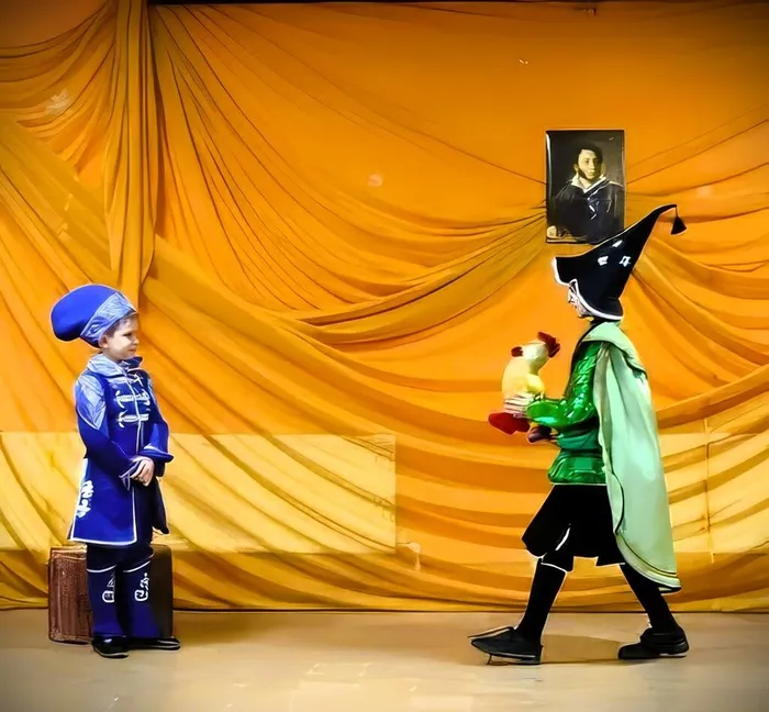 Сказочное представление "Театральные чудеса по Пушкину"