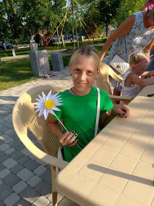 Мастер-класс "Ромашка символ семьи!"