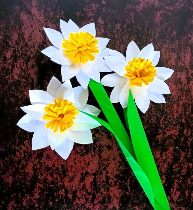 Мастер-класс по созданию букетов из нежных нарциссов