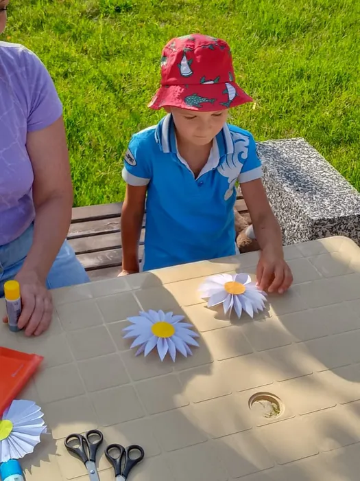 Мастер-класс "Ромашка символ семьи!"